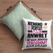 Anwalt Geschenk Kissen mit Füllung 40x40 Lustige Geschenkidee für Anwalt Geburtstag Niemand Ist Perfekt Aber Als Anwalt Ist Man Nah Dran (Grau) Grün Trendation