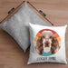 Cocker Spaniel Besitzer Kissen mit Füllung 40x40 Geschenk Lustiger Spruch Geschenkidee Cocker Spaniel Mama Papa (Grau) Grau Trendation