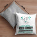 Rodeo-Cowboy Geschenk Kissen mit Füllung 40x40 Ich Bin Rodeo-Cowboy Aber Sag Doch Einfach Superheld Lustige Geschenkdiee für Rodeo-Cowboy (Grau) Grau Trendation