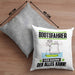 Bootsfahrer Kissen mit Füllung 40x40 Geschenk für Bootsfahrer Der Mann Der Alles Kann Geschenkidee zum Geburtstag (Grau) Grau Trendation