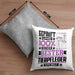 Tierpfleger Geschenk Lustiger Spruch für Tierpfleger Geschenkidee Bester Tierpfleger Der WeltKissen mit Füllung 40x40 (Grau) Grau Trendation