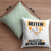 Reiter Kissen mit Füllung 40x40 Geschenk für Reiter Der Mann Der Alles Kann Geschenkidee zum Geburtstag (Grau) Grün Trendation