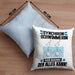 Synchronschwimmerin Kissen mit Füllung 40x40 Geschenk für Synchronschwimmerin Der Mann Der Alles Kann Geschenkidee zum Geburtstag (Grau) Blau Trendation