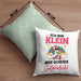 Klein Aber Sch Gefährlich Lustige Einhorn Kissen mit Füllung 40x40 mit Spruch Geschenkidee Einhornfans Sprüche Frauen (Grau) Grün Trendation