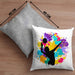 Volleyball Geschenk Kissen mit Füllung 40x40 Grafik Coach Herren Mädchen Kaffee Zubehör Volleyball-Spieler Spielerin (Grau) Grau Trendation