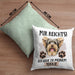 Yorkie Besitzer Kissen mit Füllung 40x40 Geschenk Lustiger Spruch Geschenkidee Mir Reichts Ich Geh Zu Meinem Yorkie (Grau) Grün Trendation