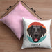 Labrador Besitzer Kissen mit Füllung 40x40 Geschenk Lustiger Spruch Geschenkidee Labrador Mama Papa (Grau) Rosa Trendation