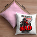 Mir Reichts Ich Geh Quad Fahren Kissen mit Füllung 40x40 Geschenk Quadfahrer Geschenkidee Lustiger Spruch (Grau) Rosa Trendation