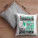 Tierheimvolontär Geschenk Kaffee-Kissen mit Füllung 40x40 Geschenkidee für Tierheimvolontär Ich Bin Tierheimvolontär Ich Kann Es Dir Erklären Jedoch Nicht Für Dich Verstehen Spruch Lustig (Grau) Grau Trendation