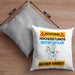 Reitsportler Kissen mit Füllung 40x40 Geschenk Lustiger Spruch Geschenkidee für Reitsportler Achtung Hochleistungs Reitsportler Bei Der Arbeit (Grau) Grau Trendation