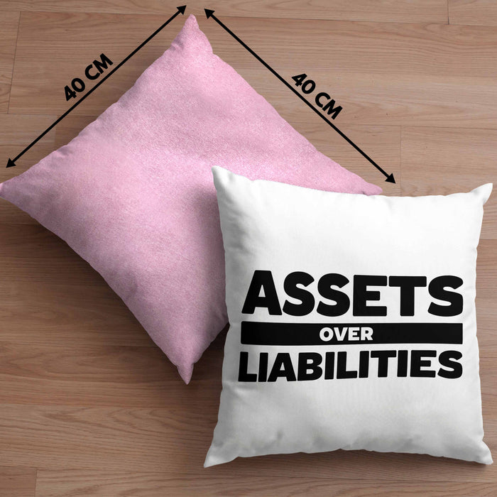 Entrepreneur Kissen mit Füllung 40x40 Entrepreneurship Geschenk Spruch Motivation Idee Sprüche (Grau) Rosa Trendation