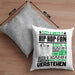 Hip-Hop-Fan Geschenk Kissen mit Füllung 40x40 Geschenkidee für Hip-Hop-Fan Geburtstag Lustig Ich Bin Hip-Hop-Fan Ich Kann Es Dir Erklären Aber Nicht Für Dich Verstehen (Grau) Grau Trendation