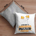 Puzzler Geschenk Kissen mit Füllung 40x40 So Gut Kann Nur Ein Puzzler Aussehen Geschenkidee (Grau) Grau Trendation