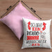 Wildtierschützer Kissen mit Füllung 40x40 So Sieht Ein Richtig Cooler Wildtierschützer Aus Geschenk Lustiger Spruch Geschenkidee (Grau) Rosa Trendation