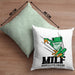 Lustige Frosch Kissen mit Füllung 40x40 Geschenk für Froschliebhaber Lustig MILF Man I Love Frogs (Grau) Grün Trendation