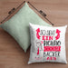 Bäcker Kissen mit Füllung 40x40 Geschenk So Sieht Ein RIchtig Cooler Bäcker Aus Geschenkidee Lustiger Spruch Geburtstag (Grau) Grün Trendation