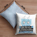 Synchronschwimmerin Geschenk Kissen mit Füllung 40x40 Ich Bin Synchronschwimmerin Aber Sag Doch Einfach Superheld Lustige Geschenkdiee für Synchronschwimmerin (Grau) Blau Trendation
