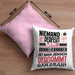 Hundeliebhaber Geschenk Kissen mit Füllung 40x40 Lustige Geschenkidee für Hundeliebhaber Geburtstag Niemand Ist Perfekt Aber Als Hundeliebhaber Ist Man Nah Dran (Grau) Rosa Trendation