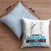 Musiklehrer Geschenk Kissen mit Füllung 40x40 So Gut Kann Nur Ein Musiklehrer Aussehen Geschenkidee (Grau) Blau Trendation
