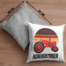 Ackerdemiker Kissen mit Füllung 40x40 Geschenk für Landwirt Geschenkidee Bauer Landwirtin Bauernhof Acker (Grau) Grau Trendation