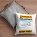 Schwimmsportler Kissen mit Füllung 40x40 Geschenk Lustiger Spruch Geschenkidee für Schwimmsportler Achtung Hochleistungs Schwimmsportler Bei Der Arbeit (Grau) Grau Trendation