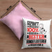Hundeflüsterer Geschenk Lustiger Spruch für Hundeflüsterer Geschenkidee Bester Hundeflüsterer Der WeltKissen mit Füllung 40x40 (Grau) Rosa Trendation