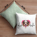 Australian Shepherd Besitzer Kissen mit Füllung 40x40 Geschenk Lustiger Spruch Geschenkidee Herzschlag Australian Shepherd (Grau) Grün Trendation