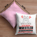 Wrestler Geschenk Kissen mit Füllung 40x40 Ich Bin Wrestler Aber Sag Doch Einfach Superheld Lustige Geschenkdiee für Wrestler (Grau) Rosa Trendation