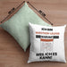 Marathonläufer Geschenk Kissen mit Füllung 40x40 Lustiger Spruch Ich Bin Marathonläufer Warum Weil Ich Es Kann Geschenkidee Bester Marathonläufer Geburtstag (Grau) Grün Trendation