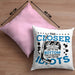 Taucher Geschenk Spruch Kissen mit Füllung 40x40 Tauchlehrer Geschenkidee Profi Taucher Humor (Grau) Rosa Trendation