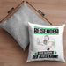 Reisender Kissen mit Füllung 40x40 Geschenk für Reisender Der Mann Der Alles Kann Geschenkidee zum Geburtstag (Grau) Grau Trendation