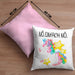 Lustige Nö Einfach Nö Kissen mit Füllung 40x40 Mit Spruch Einhorn Geschenk Mama Freundin Kollegin Geschenkidee Arbeit Frauen (Grau) Rosa Trendation