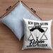 Gleitschirm-Flieger Kissen mit Füllung 40x40 Geschenk Gleitschirmflieger Geschenkidee Fallschirm Paraglider Ich Bin Kein Engel Aber Fliegen Kann Ich Trotzdem (Grau) Blau Trendation