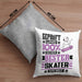 Skater Geschenk Lustiger Spruch für Skater Geschenkidee Bester Skater Der WeltKissen mit Füllung 40x40 (Grau) Grau Trendation