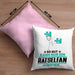 Rätselfan Geschenk Kissen mit Füllung 40x40 So Gut Kann Nur Ein Rätselfan Aussehen Geschenkidee (Grau) Rosa Trendation