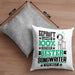 Songwriter Geschenk Lustiger Spruch für Songwriter Geschenkidee Bester Songwriter Der WeltKissen mit Füllung 40x40 (Grau) Grau Trendation