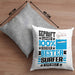 Surfer Geschenk Lustiger Spruch für Surfer Geschenkidee Bester Surfer Der WeltKissen mit Füllung 40x40 (Grau) Grau Trendation