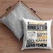 Hundesitter Geschenk Kaffee-Kissen mit Füllung 40x40 Geschenkidee für Hundesitter Ich Bin Hundesitter Ich Kann Es Dir Erklären Jedoch Nicht Für Dich Verstehen Spruch Lustig (Grau) Grau Trendation