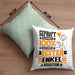 Enkel Geschenk Lustiger Spruch für Enkel Geschenkidee Bester Enkel Der WeltKissen mit Füllung 40x40 (Grau) Grün Trendation