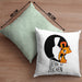 Kissen mit Füllung 40x40 mit Katzenmotiv - Erkenne die Zeichen Geschenk Spruch Geschenkidee (Grau) Grün Trendation