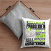 Paraglider Geschenk Kaffee-Kissen mit Füllung 40x40 Geschenkidee für Paraglider Ich Bin Paraglider Ich Kann Es Dir Erklären Jedoch Nicht Für Dich Verstehen Spruch Lustig (Grau) Grau Trendation