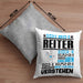 Reiter Geschenk Kaffee-Kissen mit Füllung 40x40 Geschenkidee für Reiter Ich Bin Reiter Ich Kann Es Dir Erklären Jedoch Nicht Für Dich Verstehen Spruch Lustig (Grau) Grau Trendation