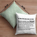 Industriemechaniker Geschenk Kissen mit Füllung 40x40 Spruch Männer Definition Lustige Geschenkidee für Industriemechaniker (Grau) Grün Trendation