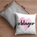 Kissen mit Füllung 40x40 Geschenk für Schlager Fans Kissen mit Füllung 40x40 Musikmotiv Spruch (Grau) Grau Trendation