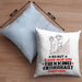 Trekking-Enthusiast Geschenk Kissen mit Füllung 40x40 So Gut Kann Nur Ein Trekking-Enthusiast Aussehen Geschenkidee (Grau) Blau Trendation