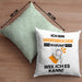 Meeresbiologe Geschenk Kissen mit Füllung 40x40 Lustiger Spruch Ich Bin Meeresbiologe Warum Weil Ich Es Kann Geschenkidee Bester Meeresbiologe Geburtstag (Grau) Grün Trendation