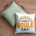 Boule Kissen mit Füllung 40x40 "So Sieht Ein Richtig Cooler Boule Spieler Aus" Kissen mit Füllung 40x40 - Geschenk für Boule-Fans mit Spruch (Grau) Grün Trendation