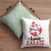 Huhn Kissen mit Füllung 40x40 Geschenk Huhn Kann Karate Geschenkidee Humor (Grau) Grün Trendation