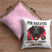 Labrador Besitzer Kissen mit Füllung 40x40 Geschenk Lustiger Spruch Geschenkidee Mir Reichts Ich Geh Zu Meinem Labrador (Grau) Rosa Trendation