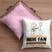 Indie-Fan Geschenk Kissen mit Füllung 40x40 Ich Bin Indie-Fan Aber Sag Doch Einfach Superheld Lustige Geschenkdiee für Indie-Fan (Grau) Rosa Trendation